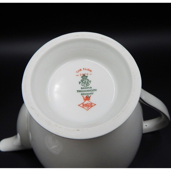 Tirschenreuth The Elgin Coffee Pot Bavaria Germany 9 Inch Silver 2270 Pasco - Picture 9 of 13